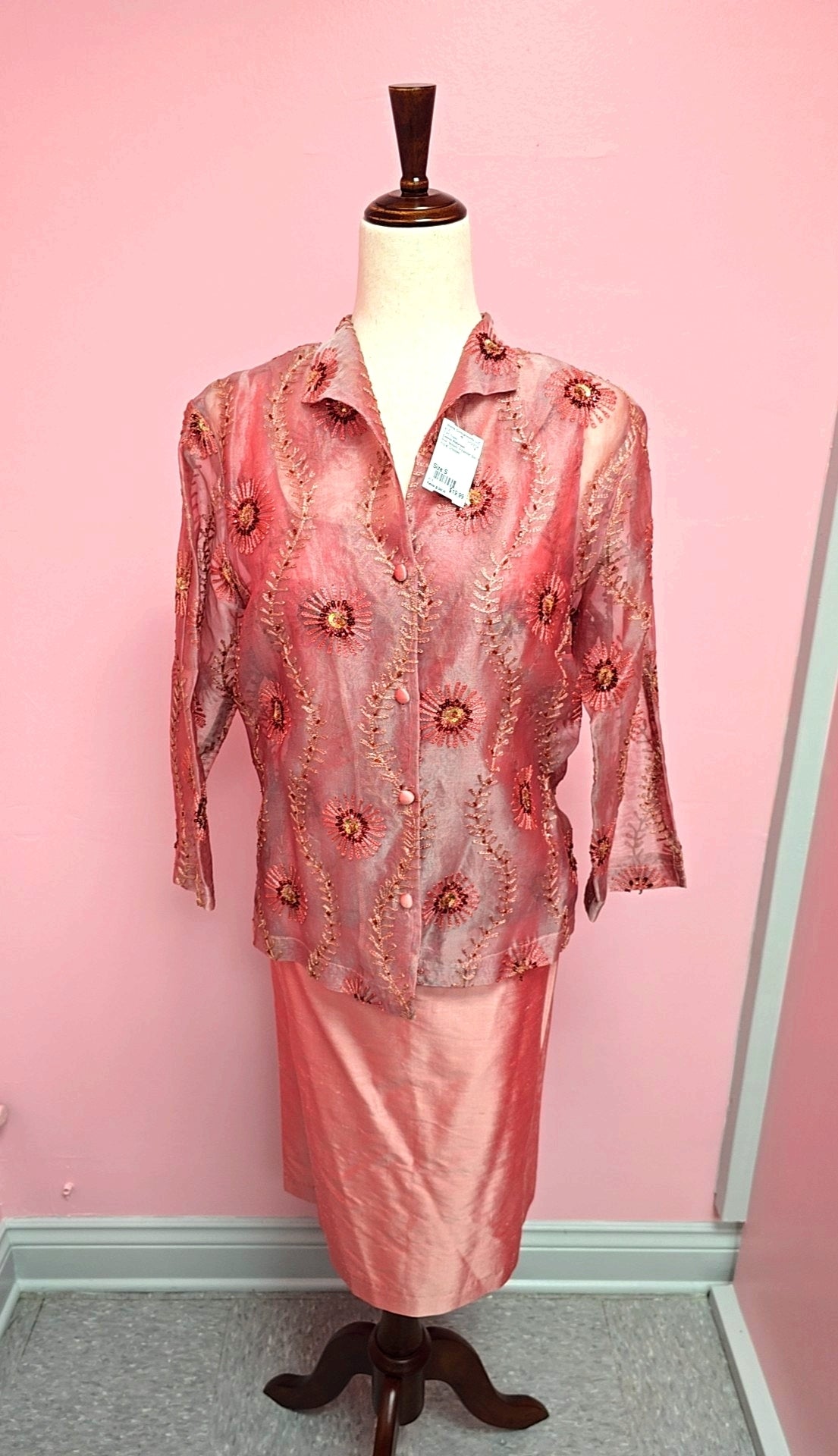 Size S Connie Roberson 3 PC Dress