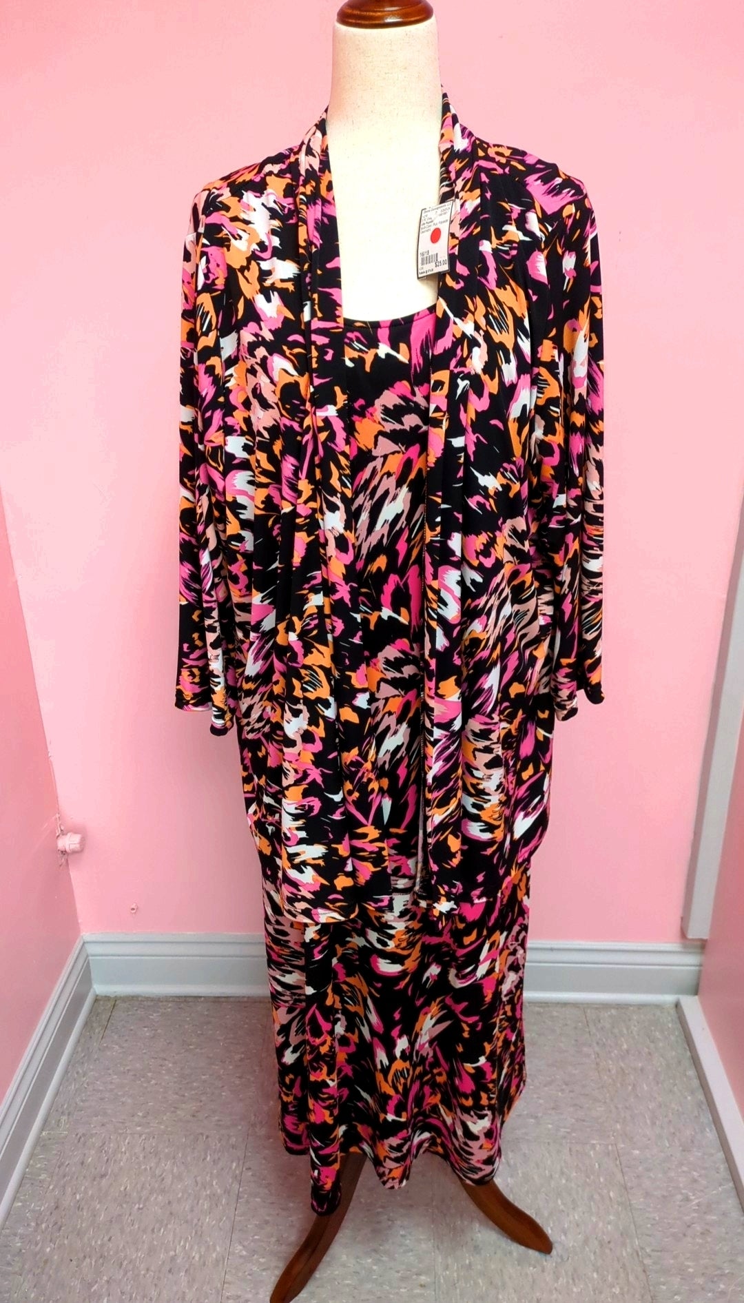 Size 16/18 Ulla Popken 2 PC Dress